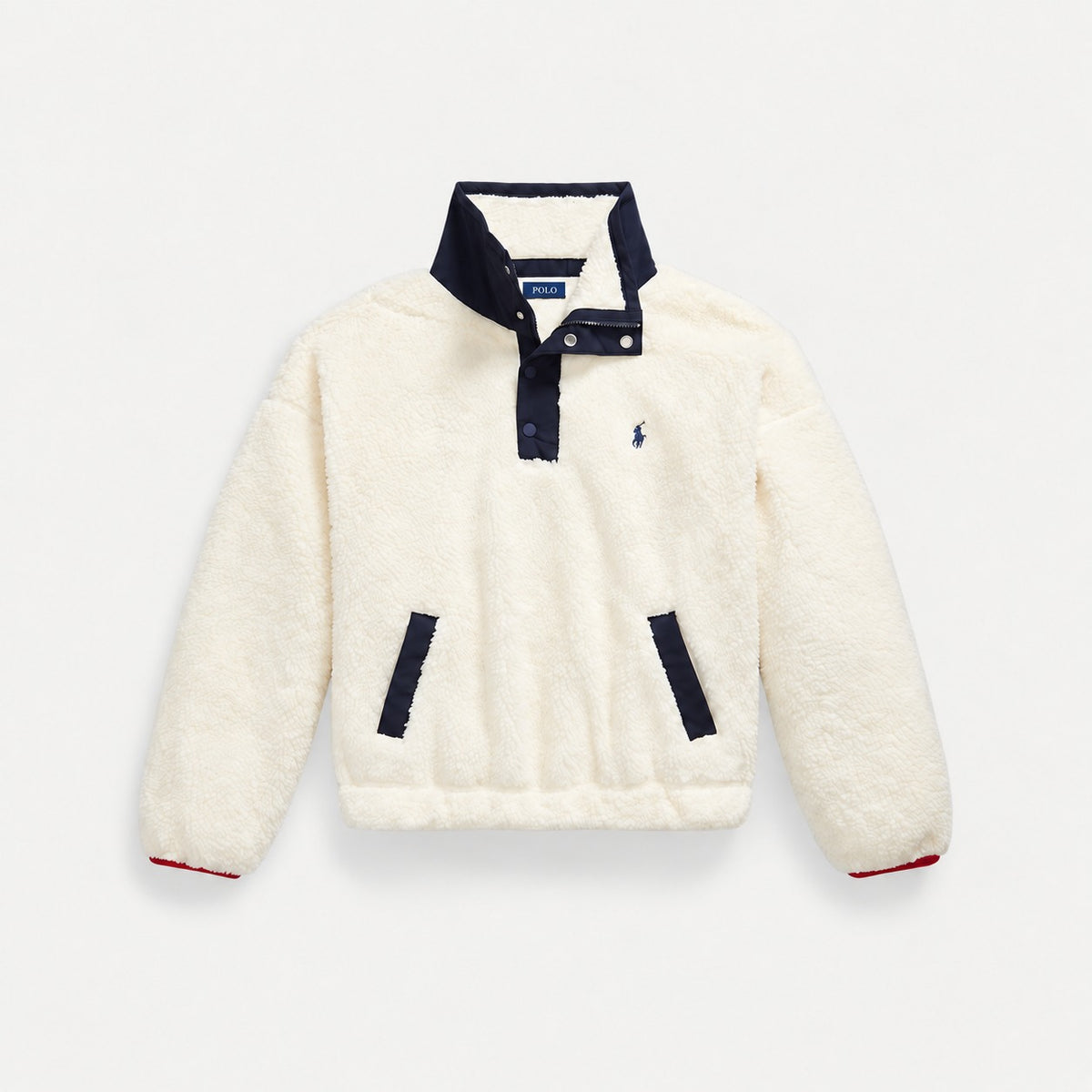Women’s Teddy Fleece Polo Bear Pullover Jacket