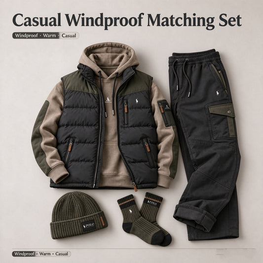 Casual Windproof Matching Set