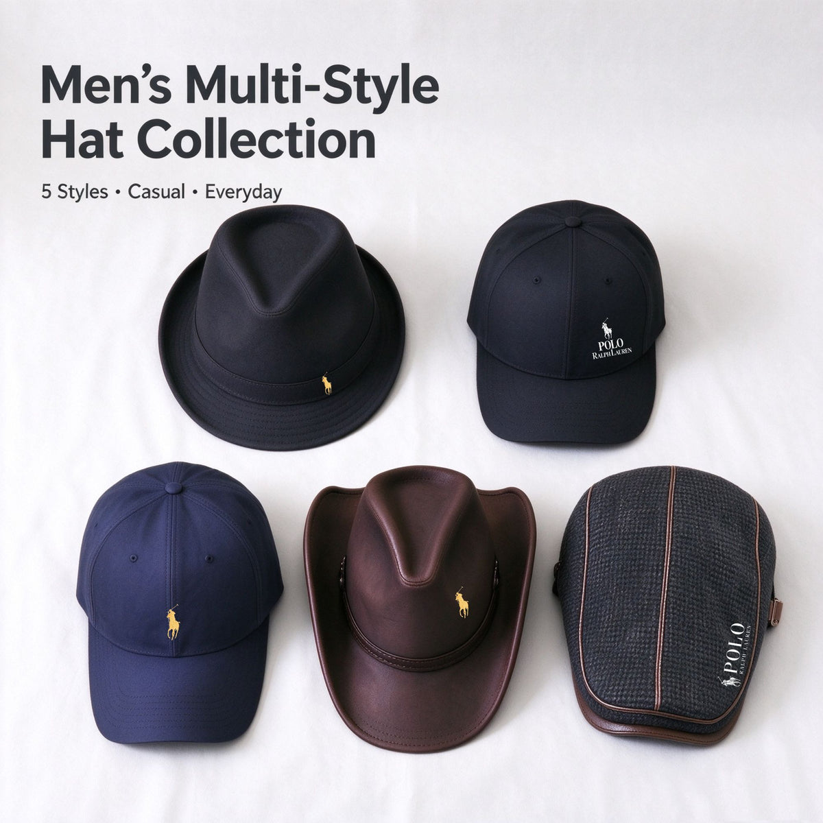 Men’s Multi-Style Hat Collection