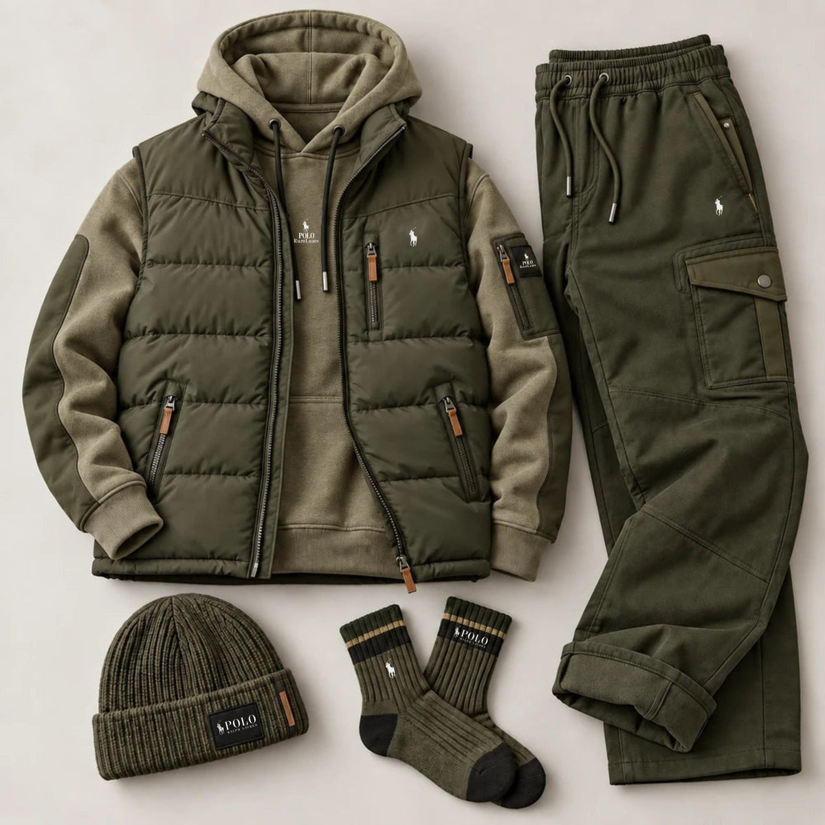 Casual Windproof Matching Set