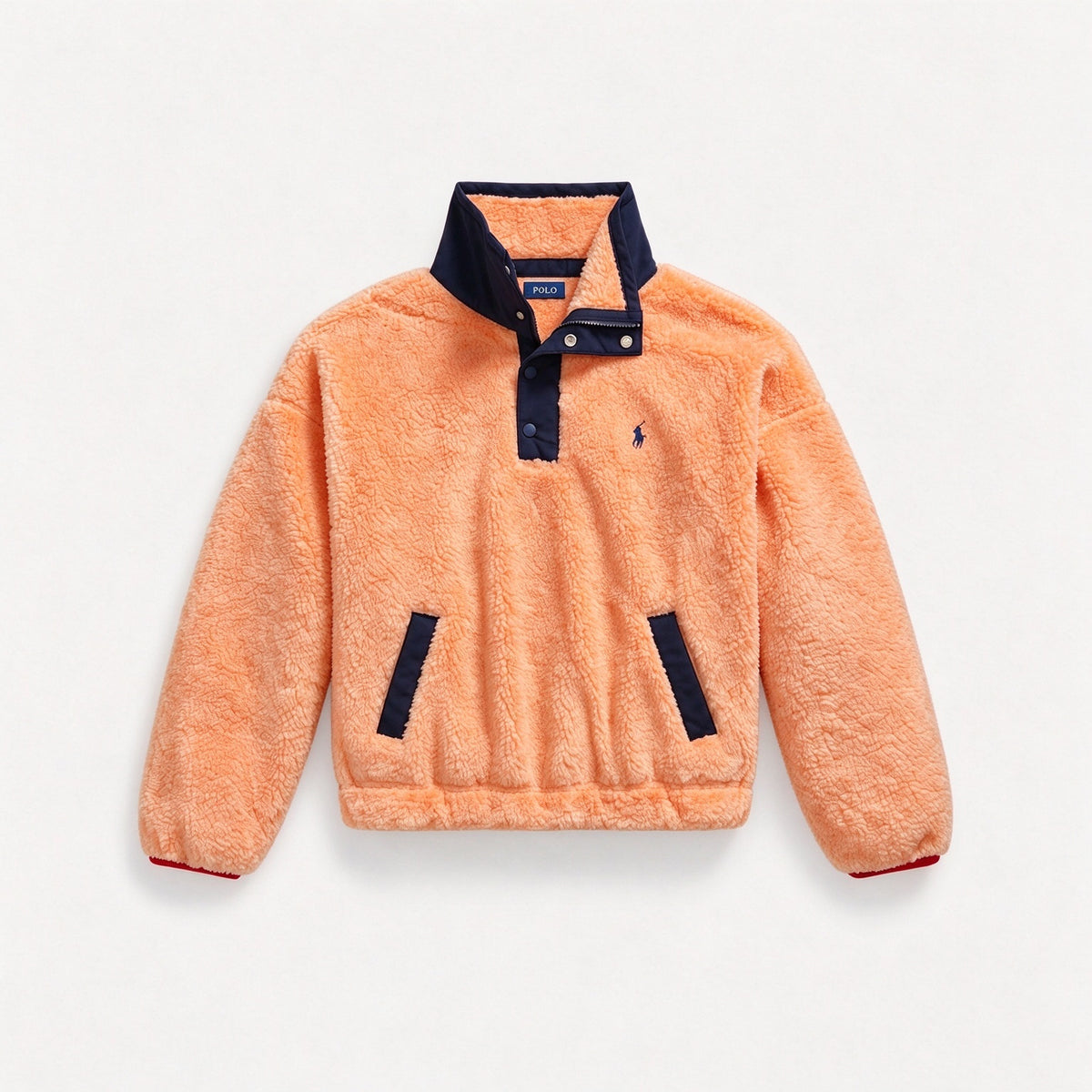 Women’s Teddy Fleece Polo Bear Pullover Jacket