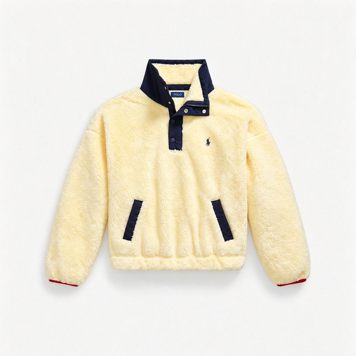 Women’s Teddy Fleece Polo Bear Pullover Jacket