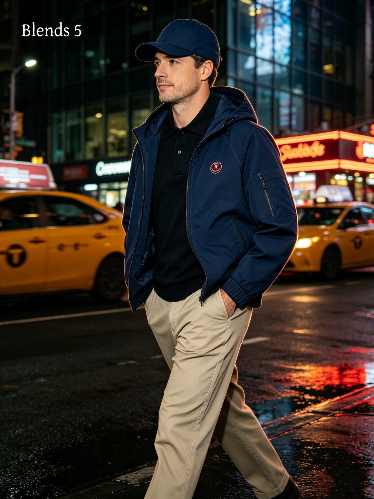 Men's Polo Shirt and Jacket 4-Piece Set